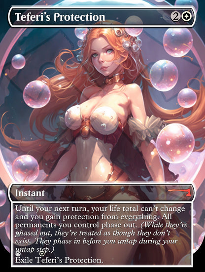 Teferi's Protection PROXY Anime Waifu