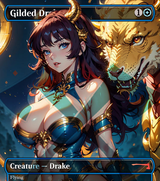 Gilded Drake PROXY Anime Waifu