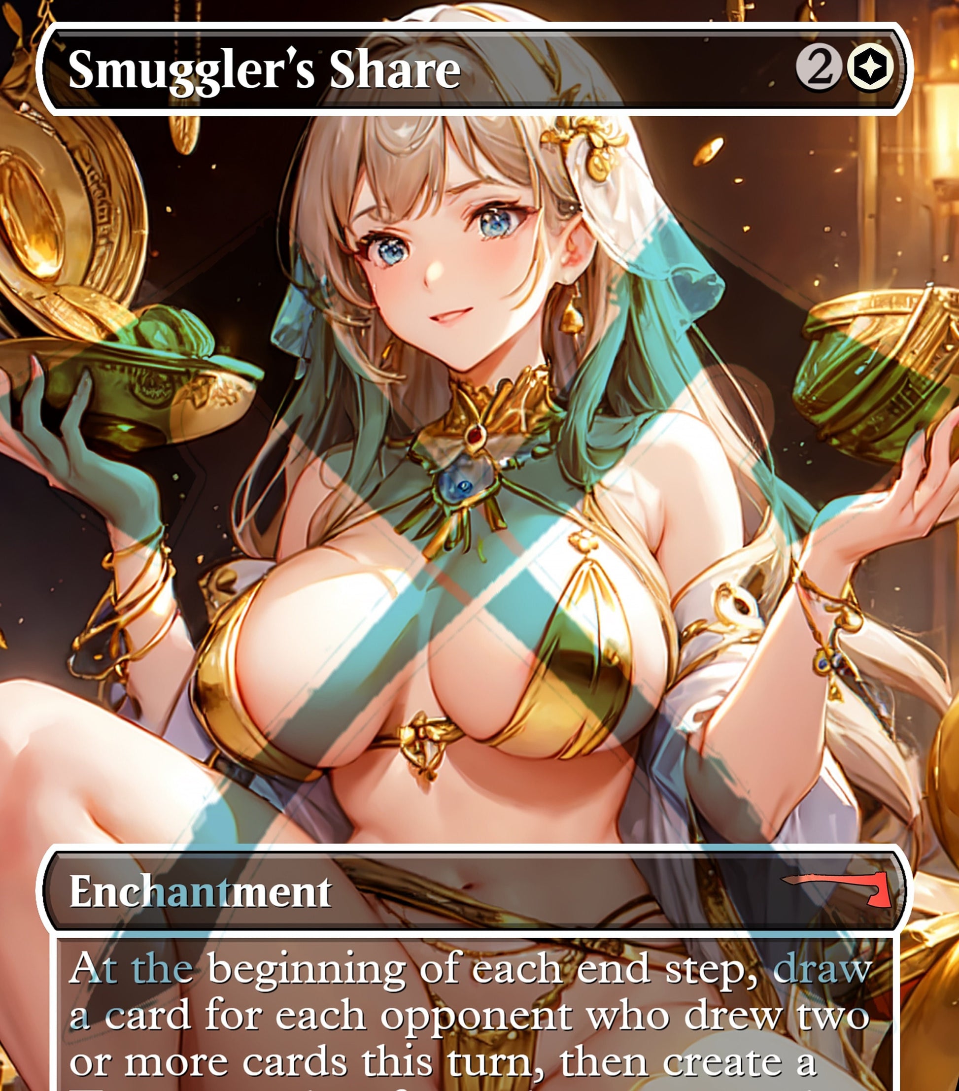 Smuggler's Share PROXY Waifu Anime Two Girls