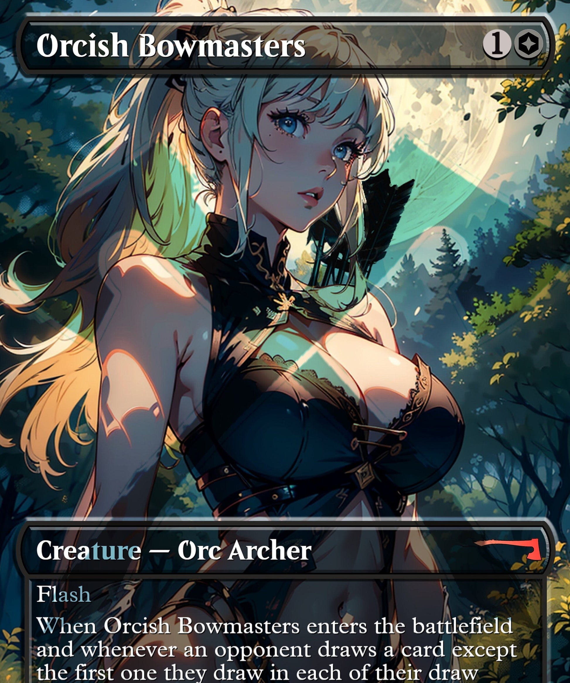 Orcish Bowmasters PROXY Anime Waifu