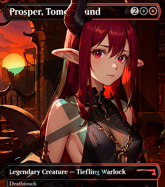 Prosper, Tome-Bound MTG Waifu Anime Proxy | Commander | Magic the Gathering