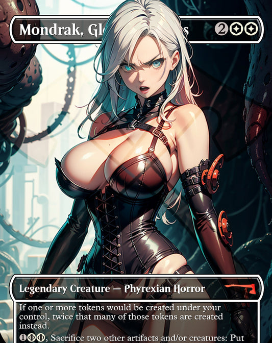 Mondrak, Glory Dominus MTG Waifu Anime Proxy | Commander | Magic the Gathering