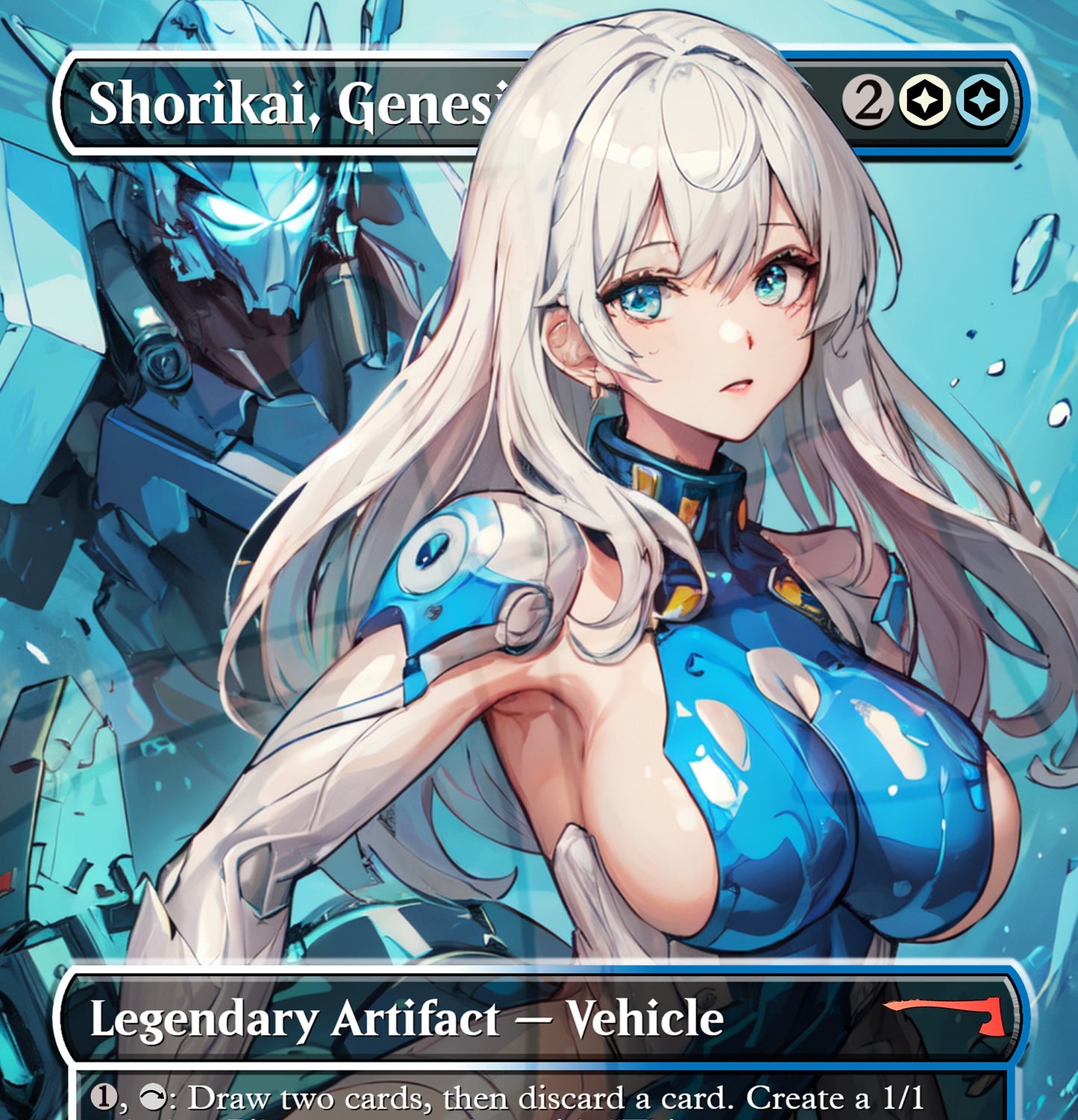 Shorikai, Genesis Engine White Hair PROXY Anime Waifu