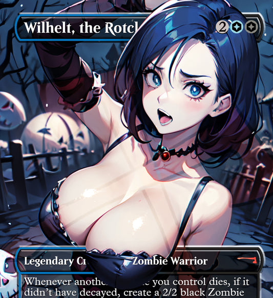 Wilhelt the Rotcleaver MTG Waifu Anime Proxy | Commander | Magic the Gathering