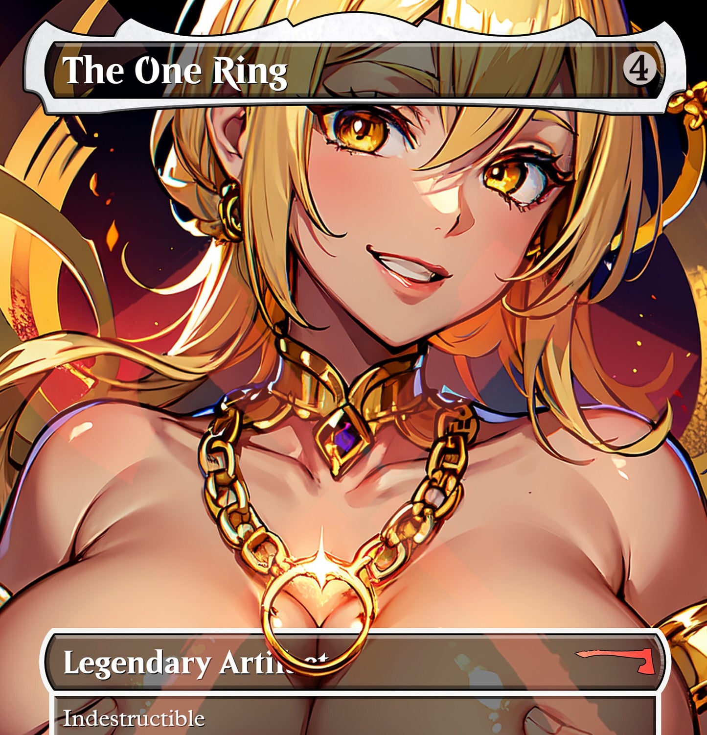 The One Ring PROXY BLONDE Anime Waifu