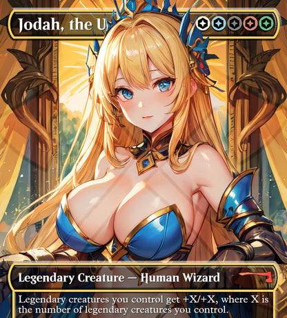 Jodah, the Unifier Blonde PROXY Waifu Anime