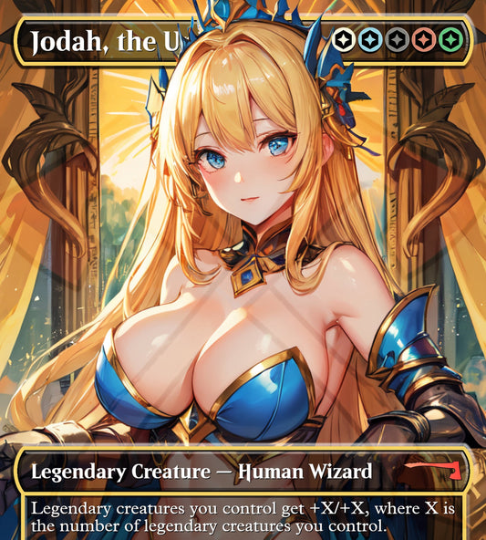 Jodah, the Unifier Blonde PROXY Waifu Anime