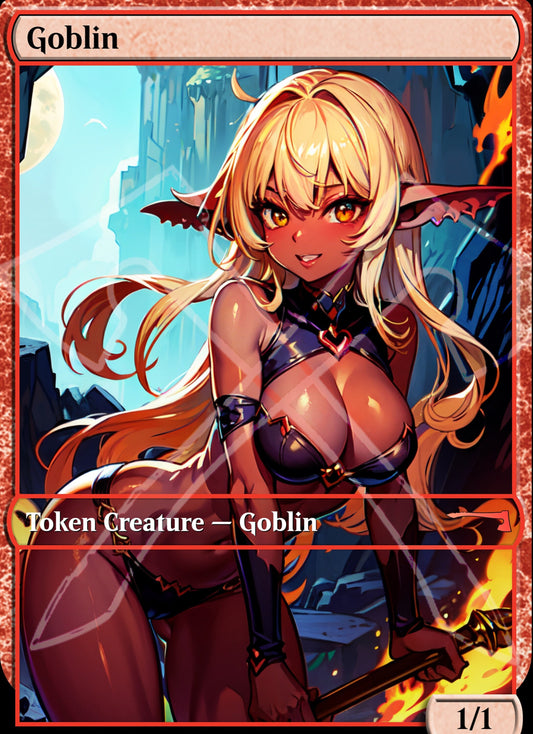 Goblin Token 1/1 PROXY Anime Waifu