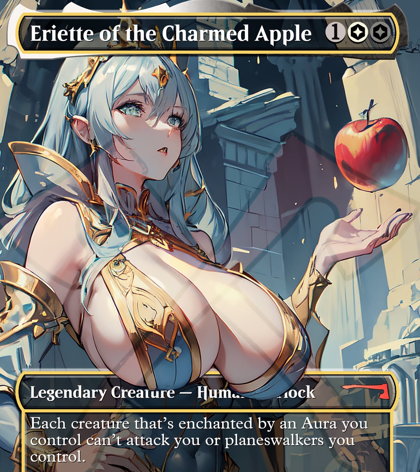 Eriette of the Charmed Apple MTG Waifu Anime Proxy | Commander | Magic the Gathering