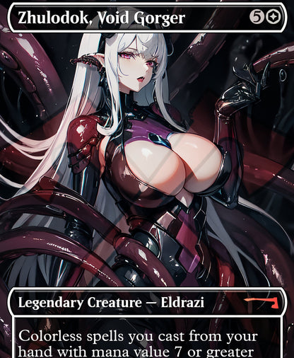 Zhulodok, Void Gorger MTG Waifu Anime Proxy | Commander | Magic the Gathering