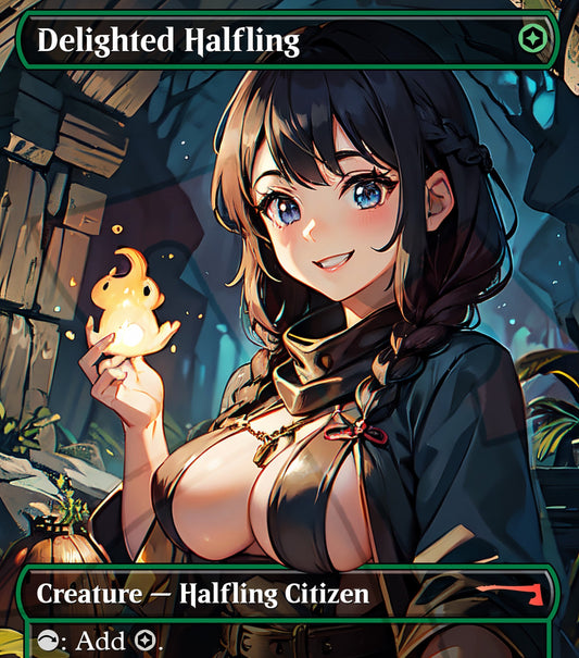 Delighted Halfling PROXY Anime Waifu