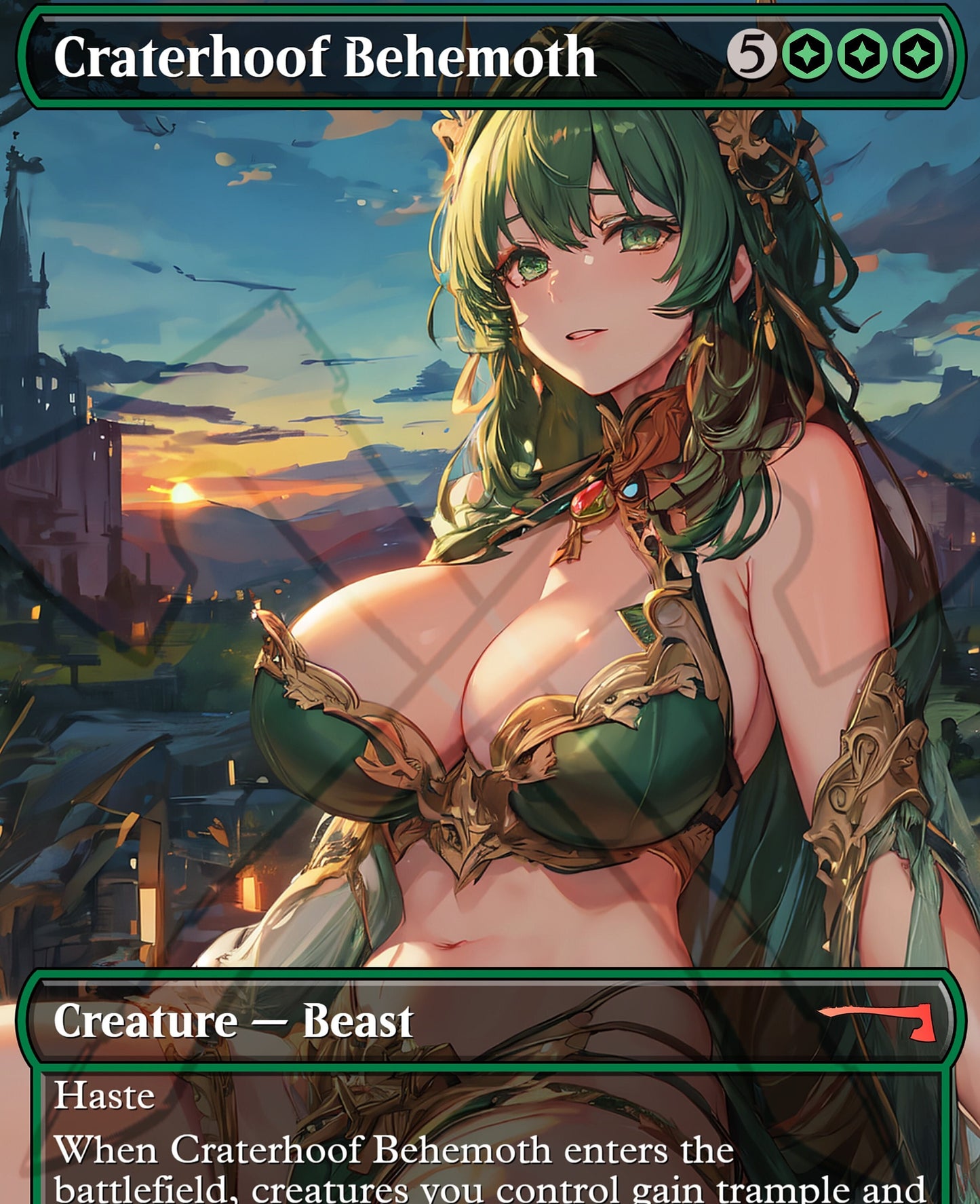 Craterhoof Behemoth PROXY Sunset Anime Waifu