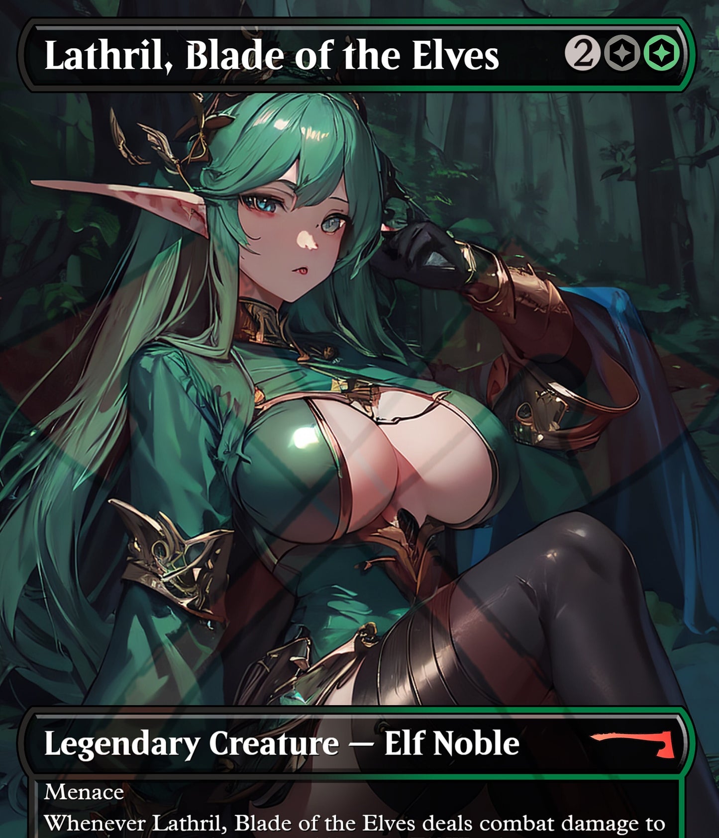 Lathril Blade of the Elves MTG Waifu Anime Proxy | Commander | Magic the Gathering