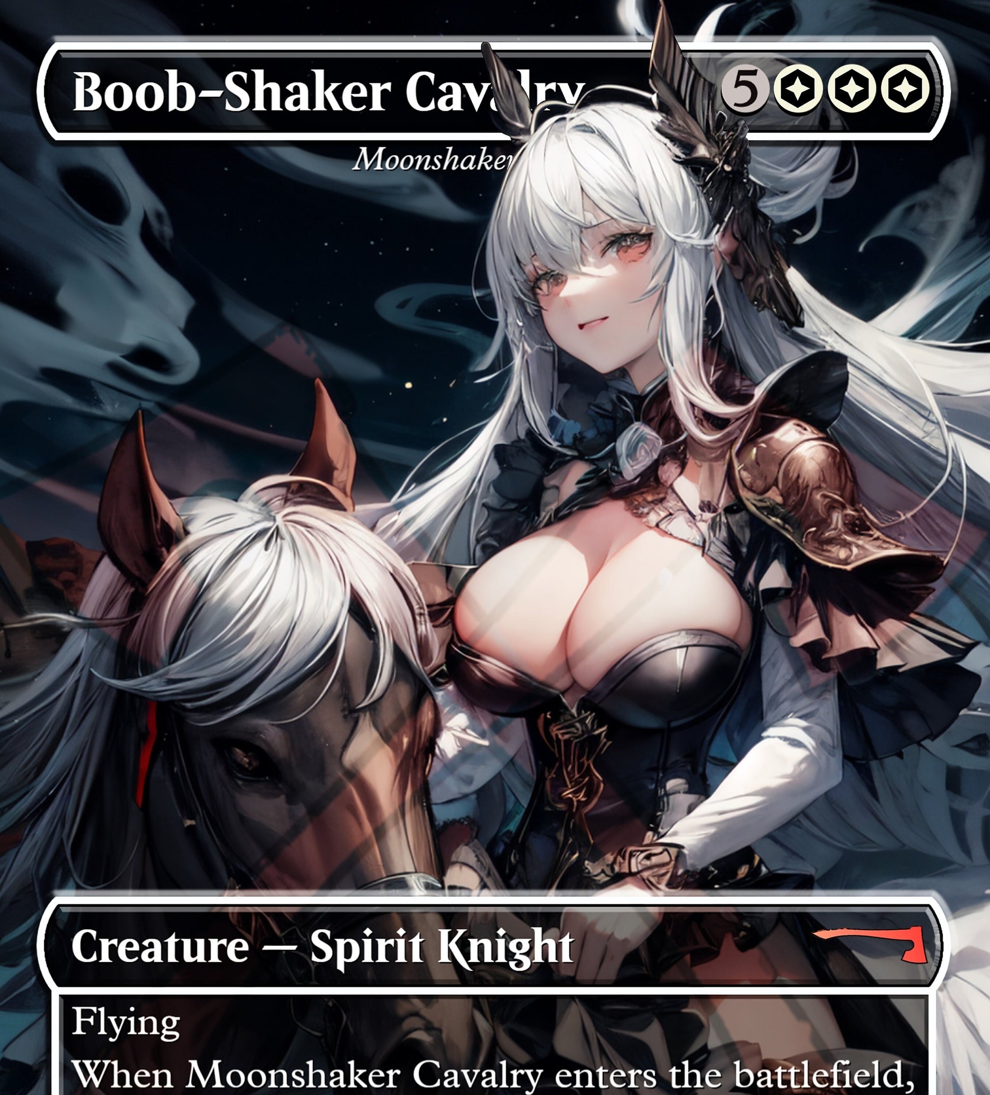 Moonshaker Calvary "Boob-Shaker Cavalry" PROXY Anime Waifu