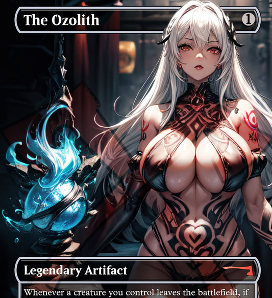 Ozolith PROXY V2 Blue Tattoos Anime Waifu