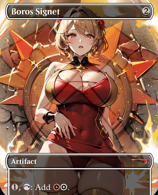 Boros Signet PROXY Anime Waifu