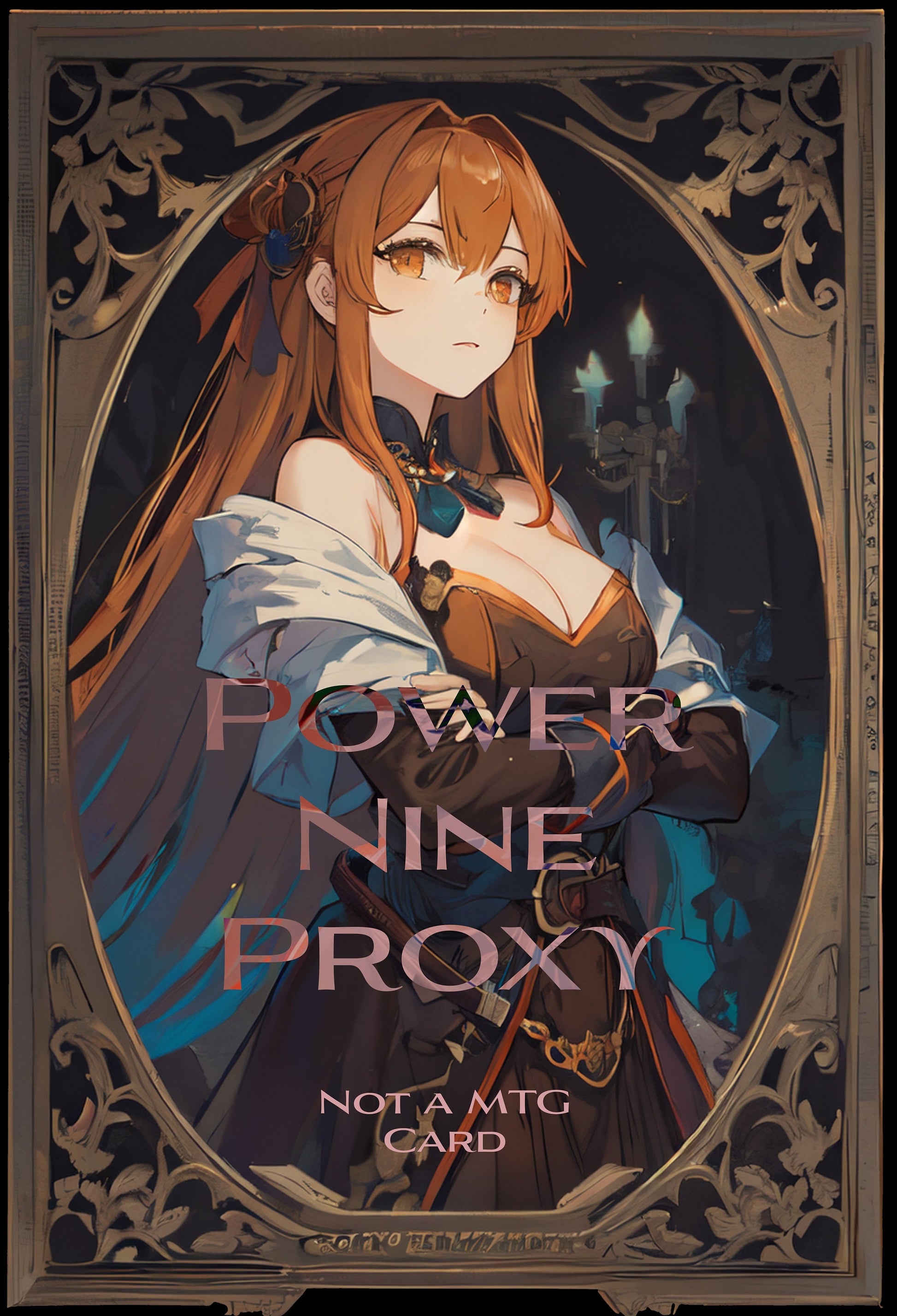 Vampire Token 1/1 Red Hair PROXY Anime Waifu