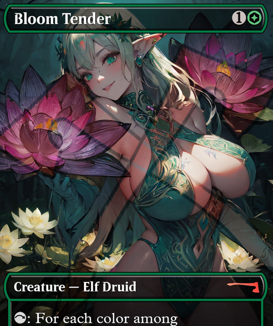 Bloom Tender Spring MTG Waifu Anime Proxy | Commander | Magic the Gathering