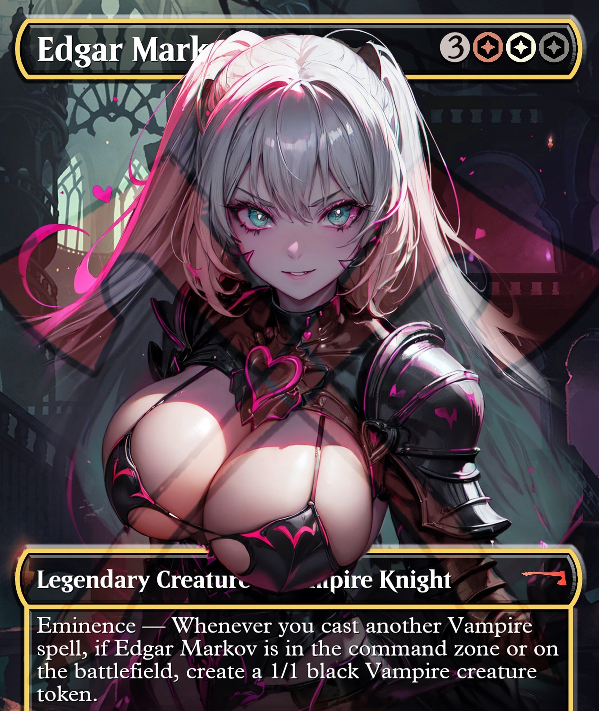 Edgar Markov Valentine MTG Waifu Anime Proxy | Commander | Magic the Gathering