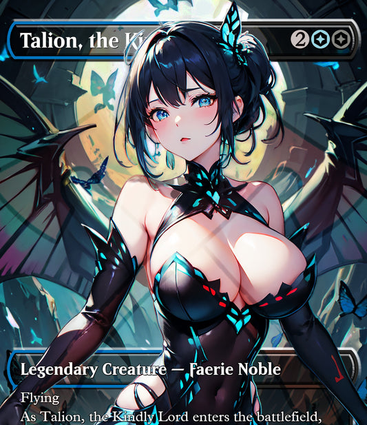 Talion, the Kindly Lord MTG Waifu Anime Proxy | Commander | Magic the Gathering