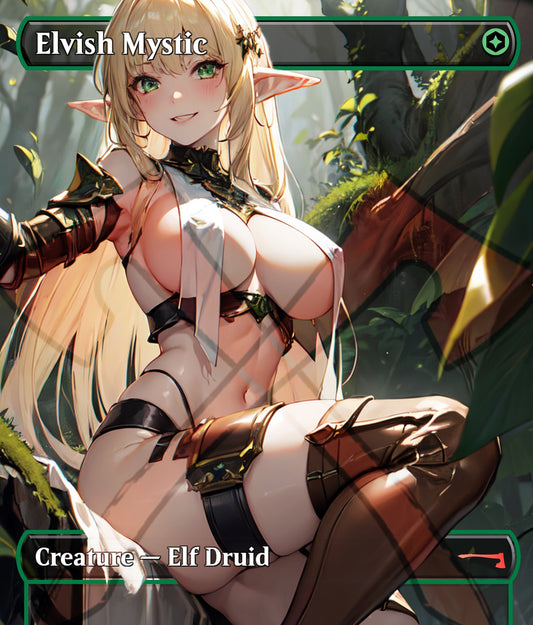 Elvish Mystic PROXY Anime Waifu