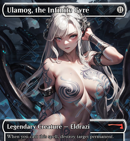 Ulamog the Infinite Gyre Waifu magic card