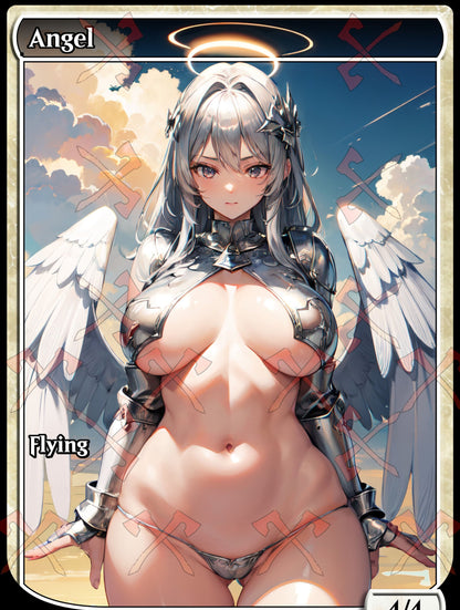 Angel Token 4/4 MTG Proxy Waifu Anime | Commander | Magic the Gathering