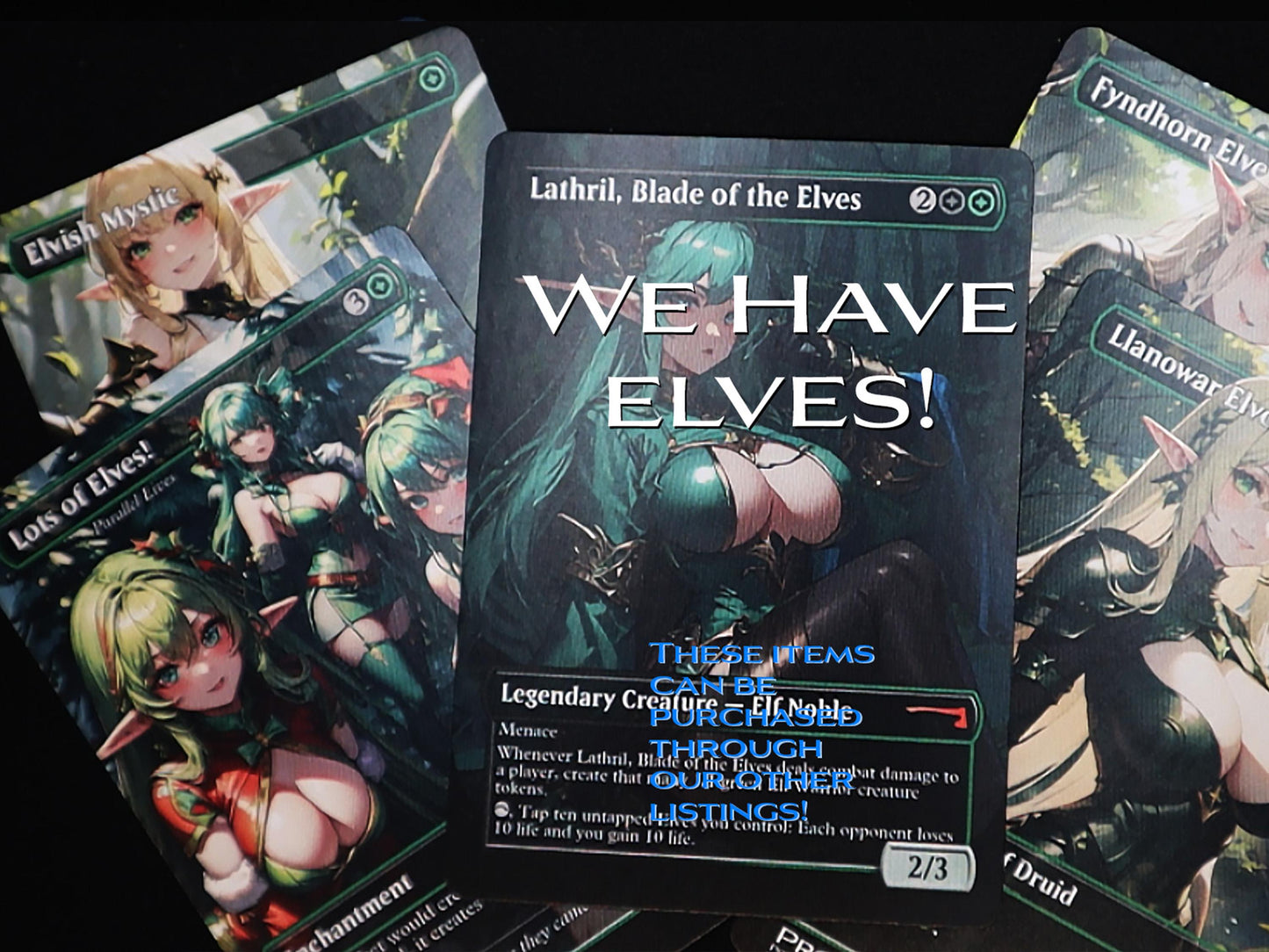 Cavern of Souls Elf Land MTG Waifu Anime Proxy | Commander | Magic the Gathering