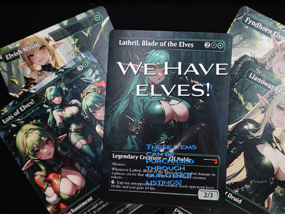 Cavern of Souls Elf Land MTG Waifu Anime Proxy | Commander | Magic the Gathering