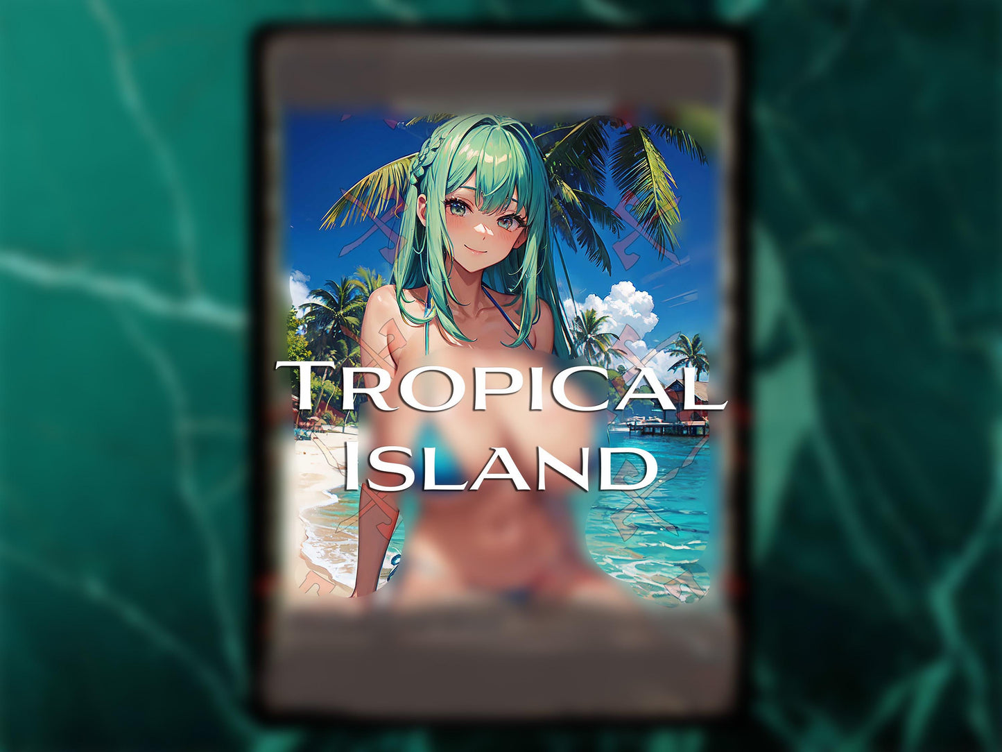 Tropical Island Dual Land MTG Waifu Anime Proxy | Commander | Magic the Gathering