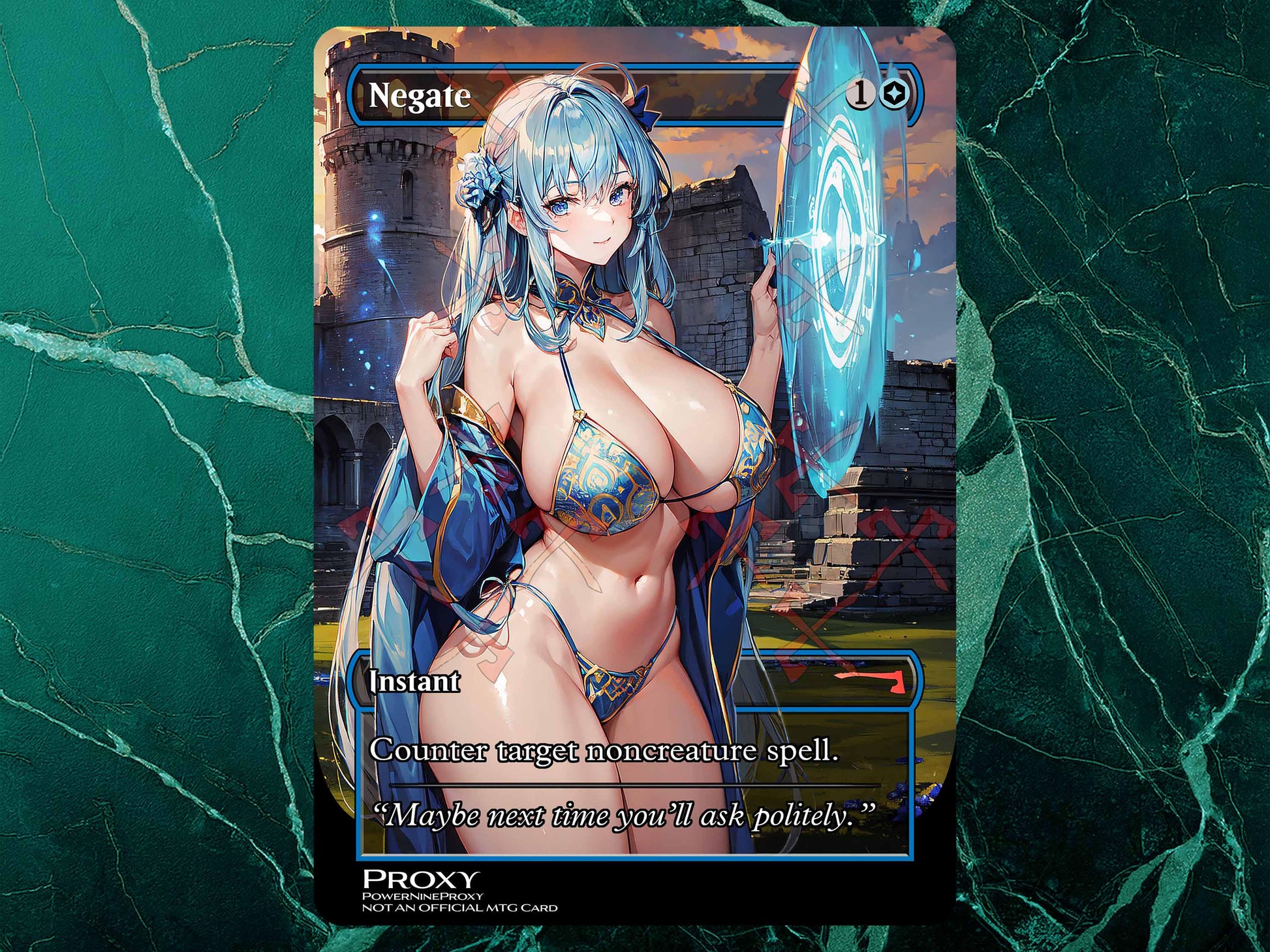 Negate MTG Waifu Anime Proxy | Commander