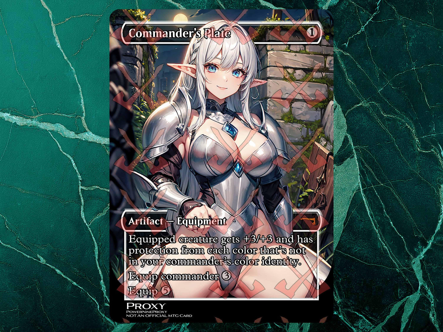 Commanders Plate MTG Waifu Anime Proxy | Commander | Magic the Gathering