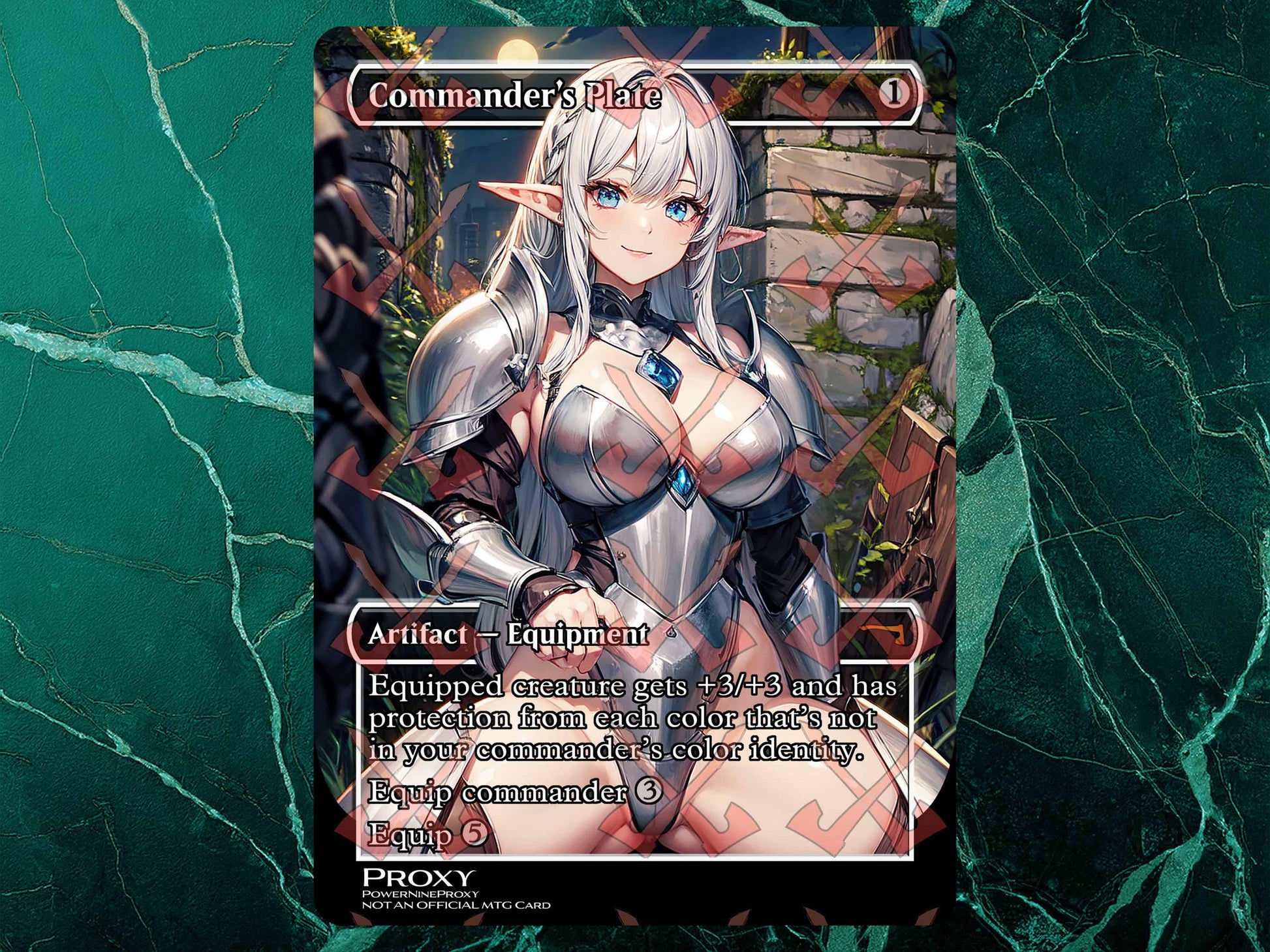 Commanders Plate MTG Waifu Anime Proxy | Commander | Magic the Gathering