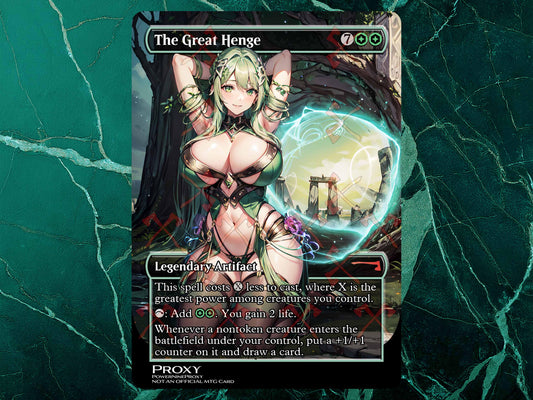 Great Henge MTG Waifu Anime Proxy | Commander