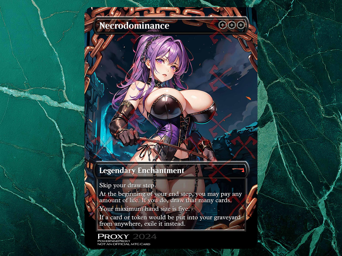 Necrodominance MTG Waifu Anime Proxy | Commander