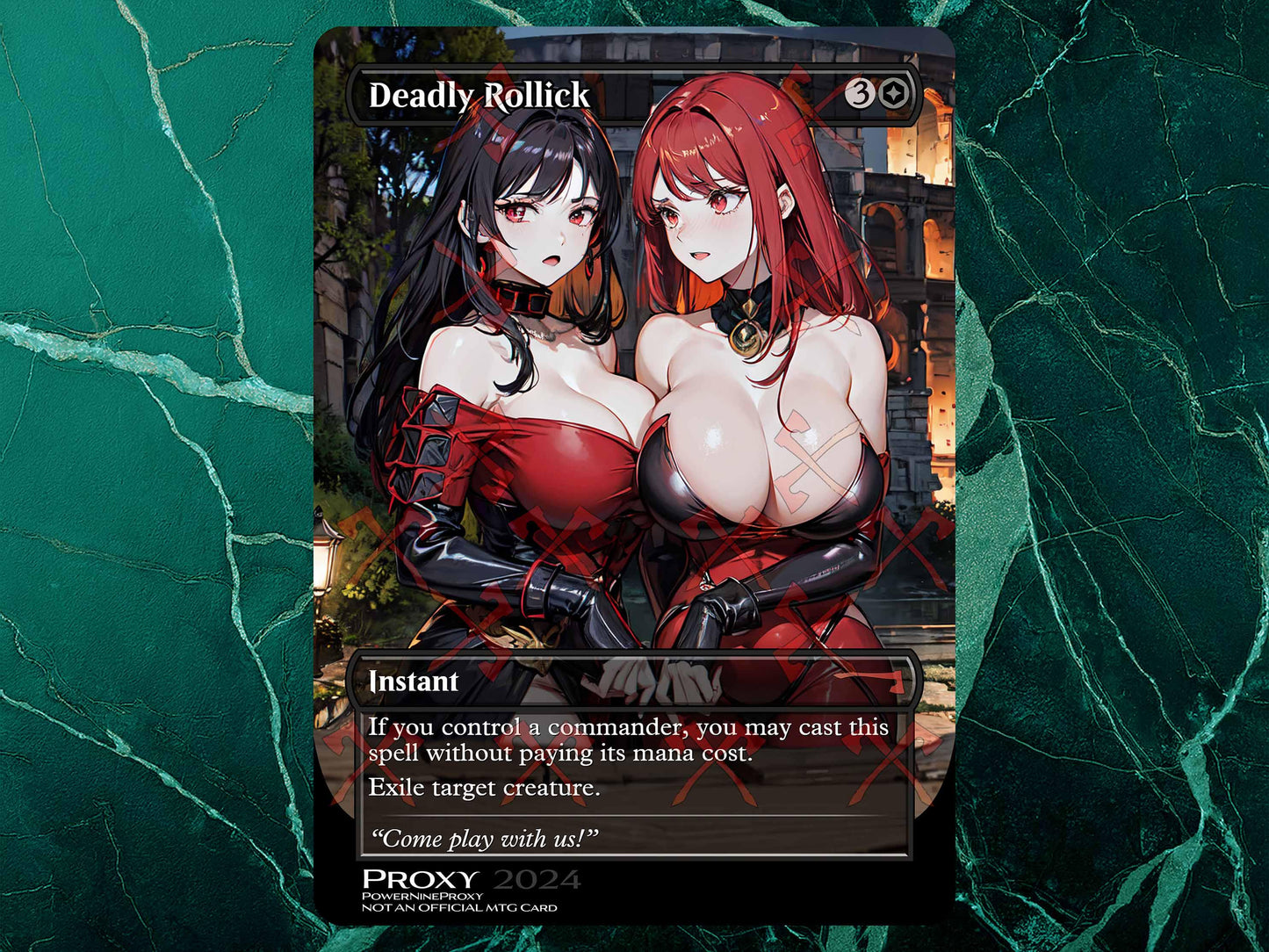 Deadly Rollick MTG Waifu Anime Proxy | Commander | Magic the Gathering