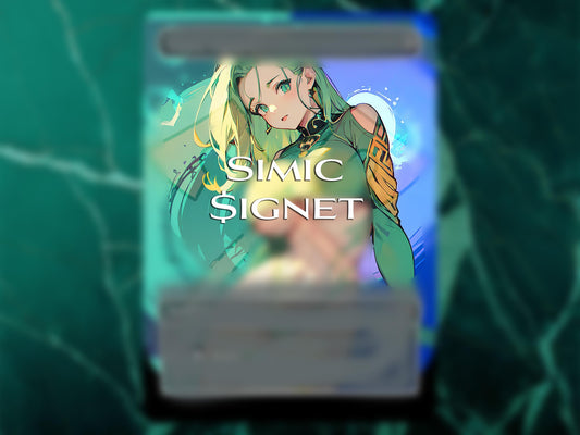 Simic Signet PROXY Anime Waifu