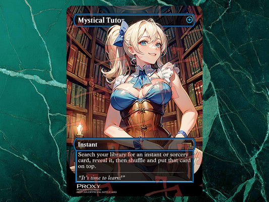 Mystical Tutor MTG Slim Waifu Anime Proxy | Commander