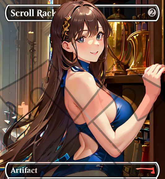 Scroll Rack PROXY Boobs Anime Waifu